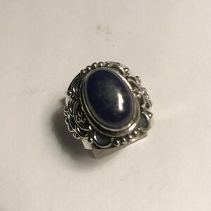 Lapis Lazuli 925 Sterling Silver Ring
